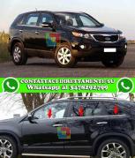 KIA SORENTO 2010-2017 CORNICE FINESTRINI FINITURA CROMATA ACCIAIO INOX