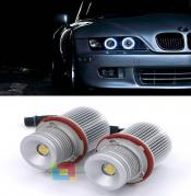 BMW Z3 KIT ANGEL EYES 40W 6000K LED BIANCO GHIACCIO NO ERROR