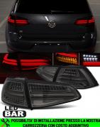 VW GOLF 7 2012-2016 FARI POSTERIORI FULL LED LIGHTBAR NERI