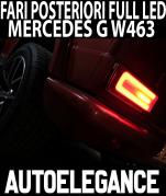 MERCEDES CLASSE G W463 2008-2017 FARI POSTERIORI LIGHTBAR LED FRECCIA DINAMICA