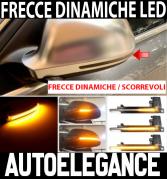 AUDI Q3 8U 2011-2017 FRECCE SPECCHI NERA FUME  A LED DINAMICA