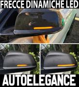BMW SERIE 3 F30 F31 F34 FRECCE SPECCHI NERA FUME  A LED DINAMICA