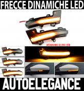 SKODA OCTAVIA III 2012-2016 FRECCE SPECCHI NERA FUME  A LED DINAMICA