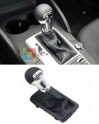 AUDI A3 8V 2012+ POMELLO CAMBIO AUTOMATICO CUOIO CON FINITURA CROMATA LOOK S TRONIC