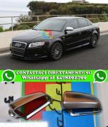AUDI A4 S4 B7 2004-2007 CALOTTE COPRI SPECCHI SATINATI LOOK SLINE