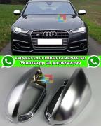 AUDI A6 4G C7 2014-2017 RESTYLING AVANT BERLINA CALOTTE COPRI SPECCHI SATINATI LOOK SLINE