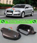 AUDI A3 8P 2010-2012 RESTYLING CALOTTE COPRI SPECCHI CARBONIO LOOK SPORTIVO