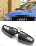 AUDI A3 8P 2003-2008 CALOTTE COPRI SPECCHI IN CARBONIO LOOK SLINE