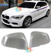 BMW SERIE 1 F20 F21 2011+ CALOTTE ADESIVE COPRI SPECCHI SATINATE LOOK SPORTIVO