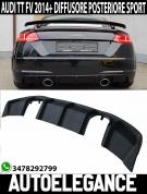 AUDI TT FV 2014+ SLINE DIFFUSORE POSTERIORE SOTTO PARAURTI