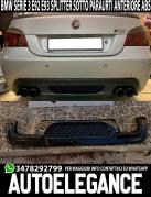 BMW SERIE 5 E60 BERLINA 2003-2010 DIFFUSORE POSTERIORE DOPPIO SCARICO SOTTO PARAURTI LOOK M5
