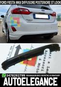 FORD FIESTA VIII 2017+ DIFFUSORE POSTERIORE SOTTO PARAURTI ABS DOPPIO