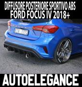 FORD FOCUS MK4 IV 2018+ DIFFUSORE POSTERIORE SOTTO PARAURTI ST LINE