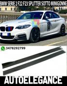 BMW SERIE 2 F22 F23 SPLITTER SOTTO MINIGONNE LATERALI TUNING