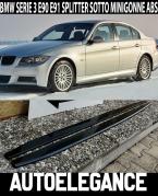 BMW SERIE 3 E90 E91 2004-2011 SPLITTER SOTTO MINIGONNE LATERALI