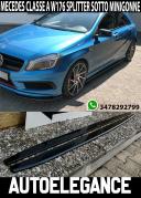 MERCEDES CLASSE A W176 SPLITTER SOTTO MINIGONNE LATERALI