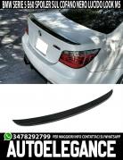 BMW SERIE 5 E60 BERLINA SPOILER POSTERIORE SUL COFANO LOOK SPORTIVO M5 NERO LUCIDO