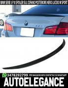 BMW SERIE 5 F10 BERLINA 2010-2017 SPOILER POSTERIORE SUL COFANO LOOK M SPORT NERO LUCIDO