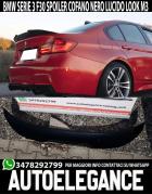 BMW SERIE 3 F30 BERLINA 2011-2018 SPOILER POSTERIORE SUL COFANO M3 NERO LUCIDO