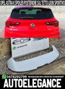 OPEL ASTRA K 2015-2018 SPOILER POSTERIORE SUL TETTO LOOK TUNING OPC