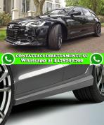 AUDI A6 4G C7 2011-2017 AVANT BERLINA MINIGONNE LATERALI SOTTO PORTA LOOK ABT