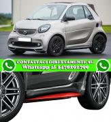 SMART FORTWO 453 2014+ MINIGONNE LATERALI SOTTO PORTA LOOK SPORTIVO