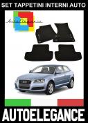 AUDI A3 8P 2003-2012 SET TAPPETINI IN VELLUTO DI ALTA QUALITA  SPECIFICO