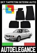 BMW SERIE 5 E34 1988-1997 SET TAPPETINI IN VELLUTO DI ALTA QUALITA  SPECIFICO