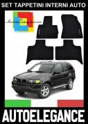 BMW X5 E53 2000-2007 SET TAPPETINI IN VELLUTO DI ALTA QUALITA  SPECIFICO
