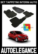 RENAULT CLIO IV 2012-2019 SET TAPPETINI IN GOMMA DI ALTA QUALITA  SPECIFICO