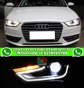 AUDI A4 B8 2012-2015 FACELIFT FARI ANTERIORI CON LUCE DIURNA LED XENON LOOK