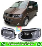 VW T5 TRANSPORTER BUS 2009-2015 FARI ANTERIORI DIURNE E FRECCE A LED DINAMICA