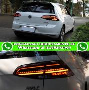 VW GOLF 7 2012-2019 FARI POSTERIORI FULL LED FRECCIA DINAMICA NERI