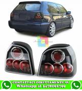 VW GOLF III 3 1991-1997 FARI POSTERIORI NERI LOOK TUNING
