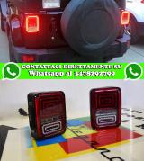 JEEP WRANGLER JK 2007-2017 FARI POSTERIORI ROSSO FULL LED