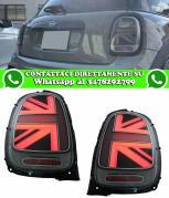 MINI F55 F56 F57 2014+ FARI POSTERIORI FULL LED FRECCIA DINAMICA SILVER