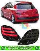 PEUGEOT 207 2006+ 3 & 5 PORTE FARI POSTERIORI LIGHTBAR FULL LED