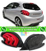 PEUGEOT 208 2012-2015 FARI POSTERIORI FUME LIGHTBAR FULL LED