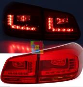 VW TIGUAN 5N 2011-2014 FACELIFT FARI POSTERIORI A LED ROSSO CILIEGIA