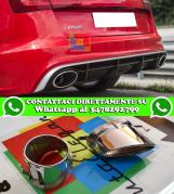 AUDI A6 4G C7 2011-2015 AVANT BERLINA TERMINALI DI SCARICO SPORTIVI ACCIAIO INOX LOOK RS6