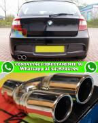 BMW SERIE 1 2004-2011 E87 E81 E88 E82 TERMINALI DI SCARICO DOPPIA USCITA ACCIAIO INOX