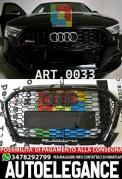 GRIGLIA ADATTA PER AUDI A3 8V 2017-2020 LOOK RS3 NERO LUCIDO