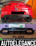 ALFA ROMEO GIULIETTA SOTTO PARAURTI DAM DIFFUSORE DOPPIO SCARICO QUADRIFOGLIO