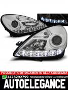 FARI ANTERIORI DAYLIGHT CHROME ADATTI PER MERCEDES R171 SLK 04-11