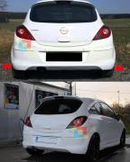Diffusor Hinten Unten Stoßstange Opel Corsa D Für Look OPC