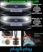 Ampoules Croisement + Route Journée VW Golf Sportsvan No Diagnostic 16.000LM