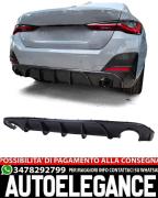 DIFFUSORE POSTERIORE ADATTO PER BMW SERIE 4 G26 GRAN COUPE' LOOK NERO LUCIDO