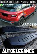 PEDANE LATERALI PER RANGE ROVER EVOQUE 2011-2018 NERO SOTTOPORTA
