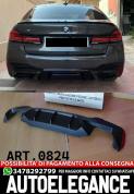 DIFFUSORE ADATTO PER BMW SERIE 5 G30 G31 2017-2020 MSPORT LOOK M5 OPACO