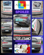 SPOILER BAGAGLIAIO ADATTO PER MERCEDES GLE C167 COUPE 2019+ LOOK AMG NERO LUCIDO